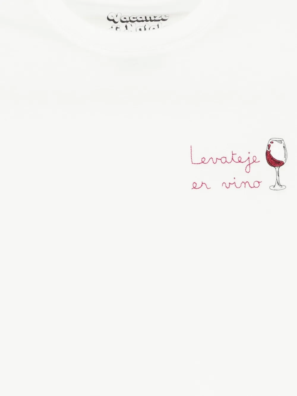 MC2 Saint Barth T-shirt met borduurwerk Wit