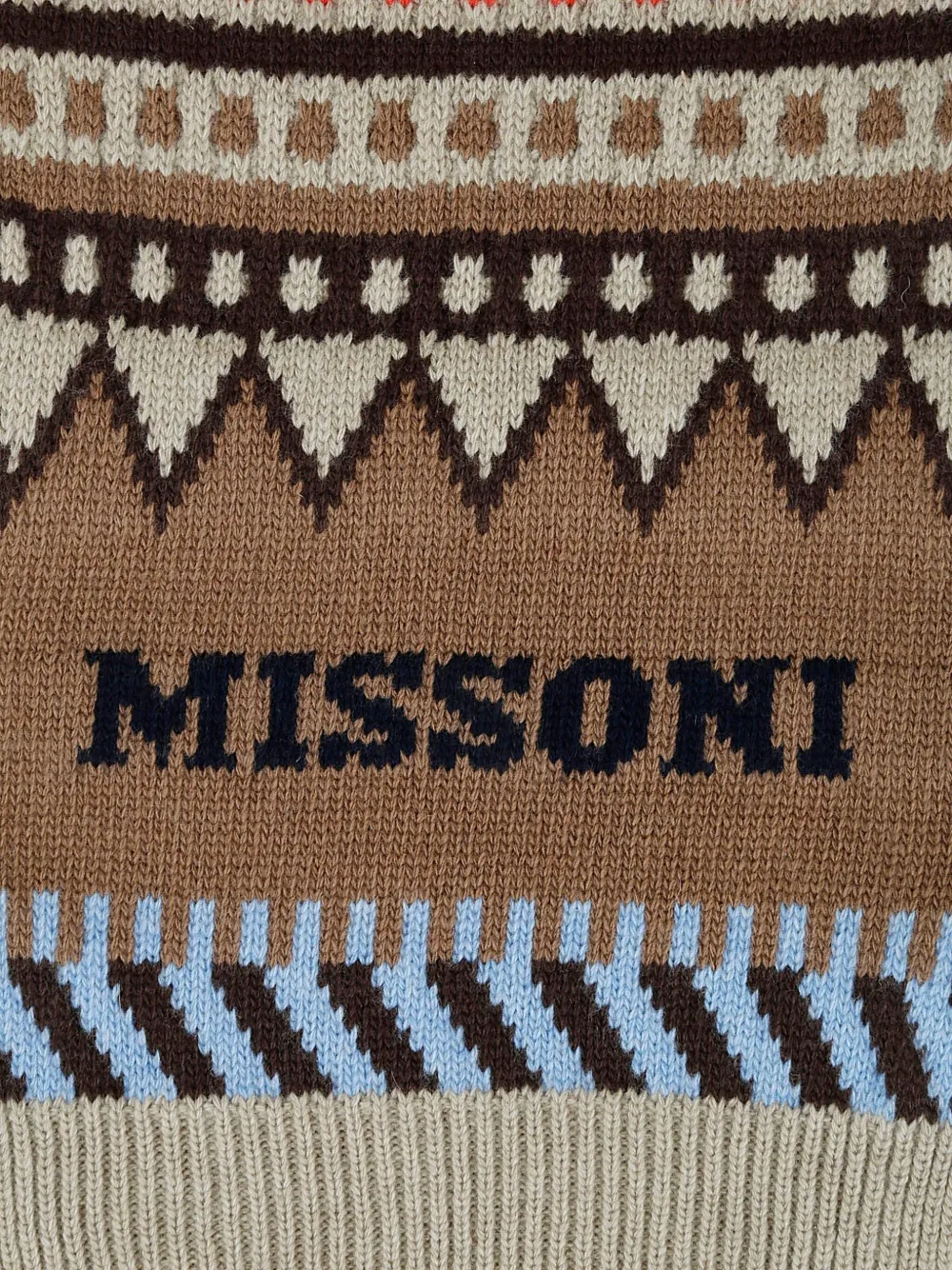 Missoni Geometric-pattern Wool Scarf In Multi