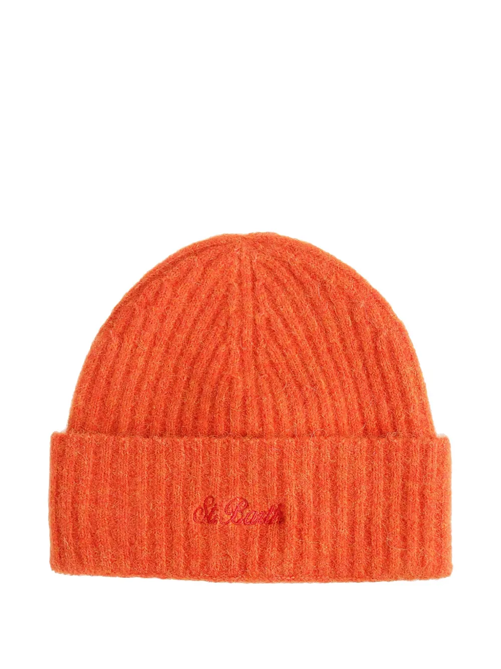 MC2 Saint Barth logo-embroidered beanie hat | Orange | Image 1