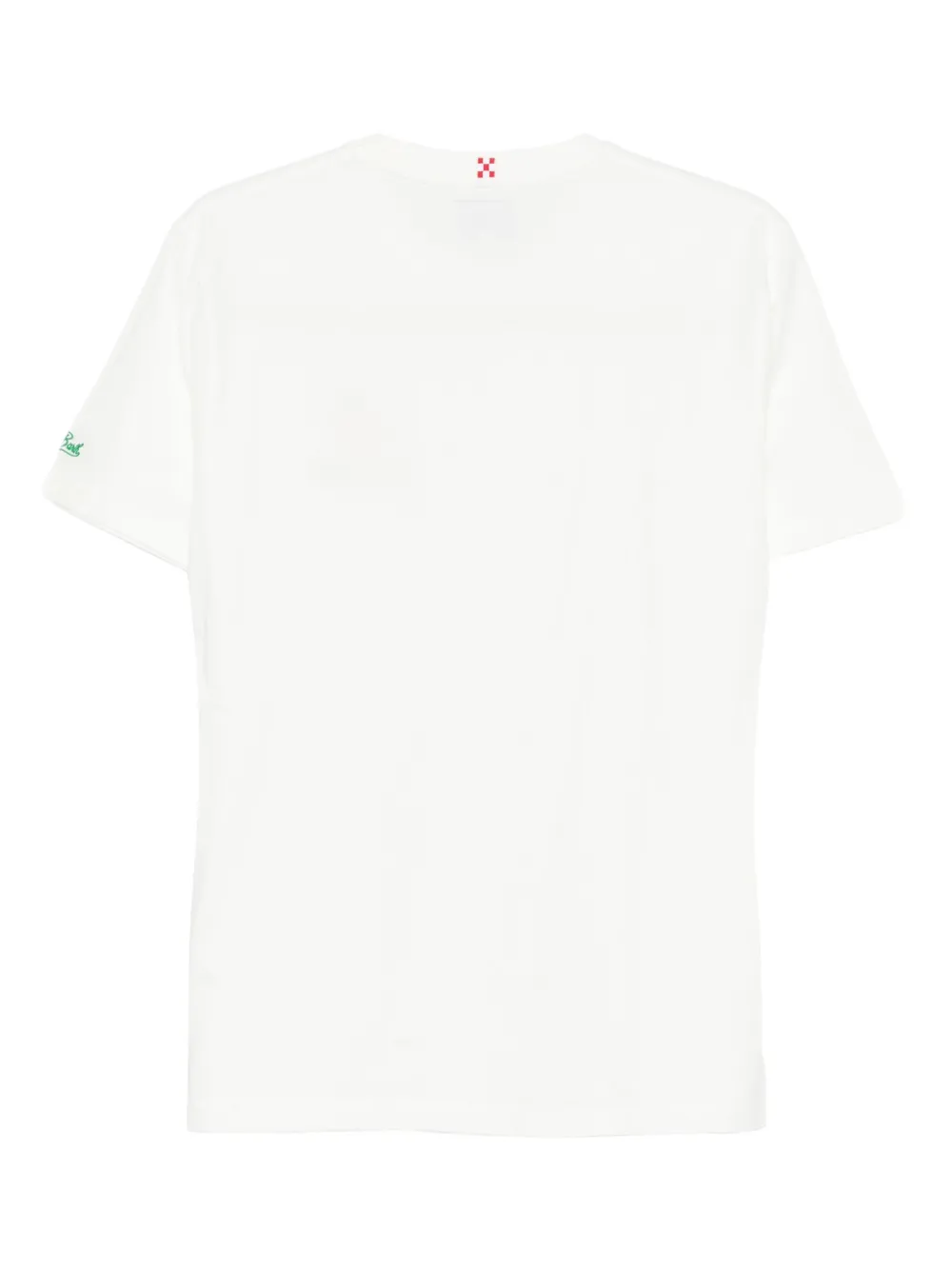 MC2 Saint Barth Katoenen T-shirt met borduurwerk - Wit
