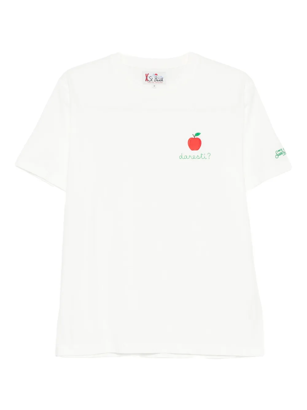 MC2 Saint Barth playera bordada de algodón | blanco | Image 1