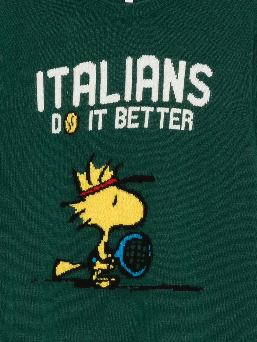 MC2 Saint Barth x Peanuts sweater met grafische print Groen