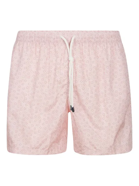 Fedeli patterned drawstring swim trunks