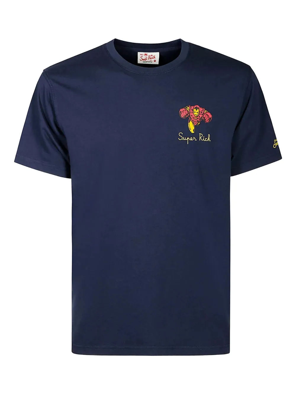 MC2 Saint Barth embroidered-motif t-shirt | Blue | Image 1