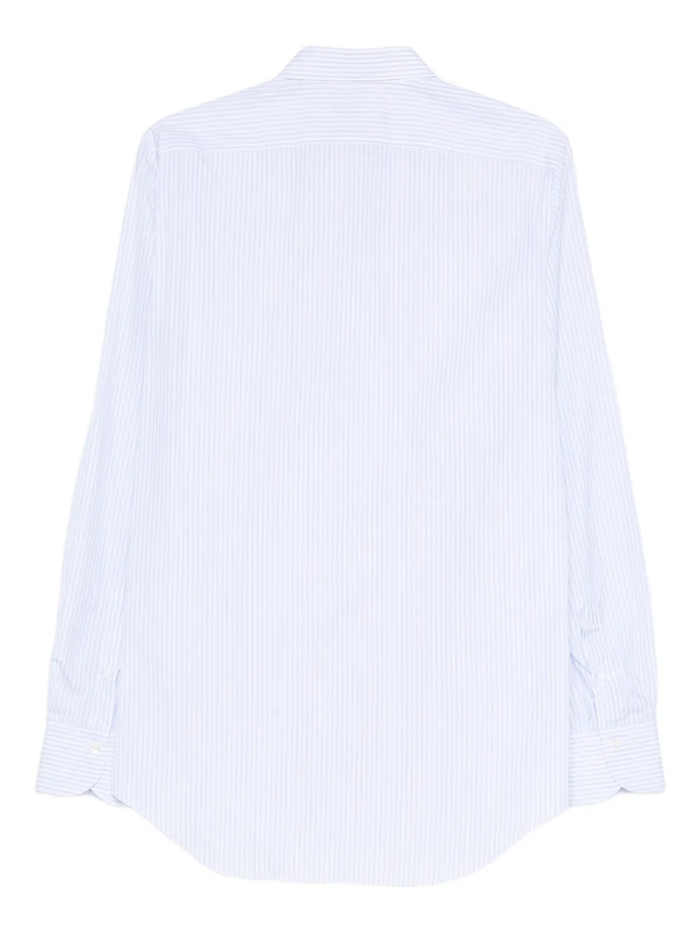 Finamore 1925 Napoli striped-pattern shirt - Blauw