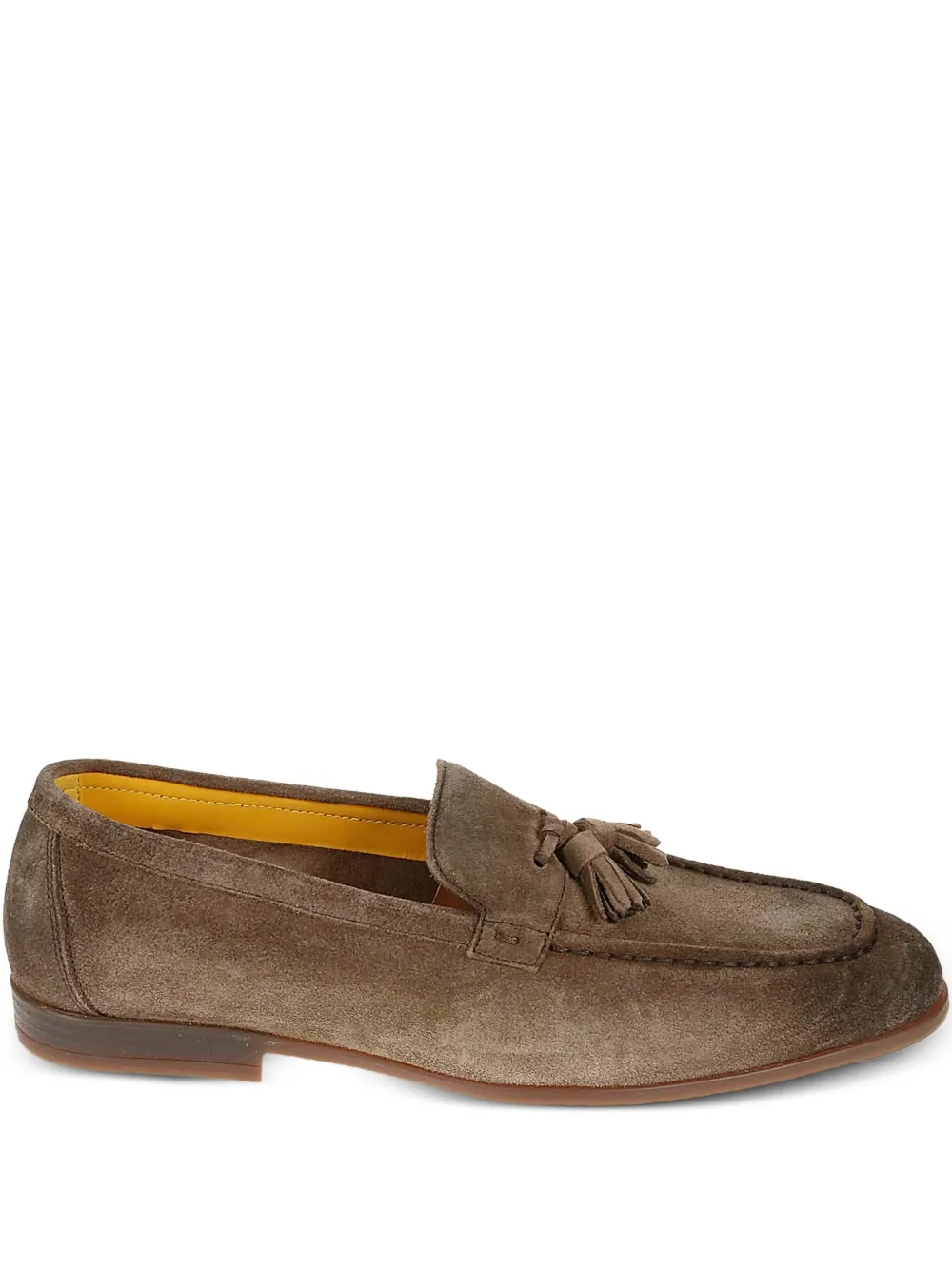 Doucal's tassel-detail suede loafers | Brown | Image 1