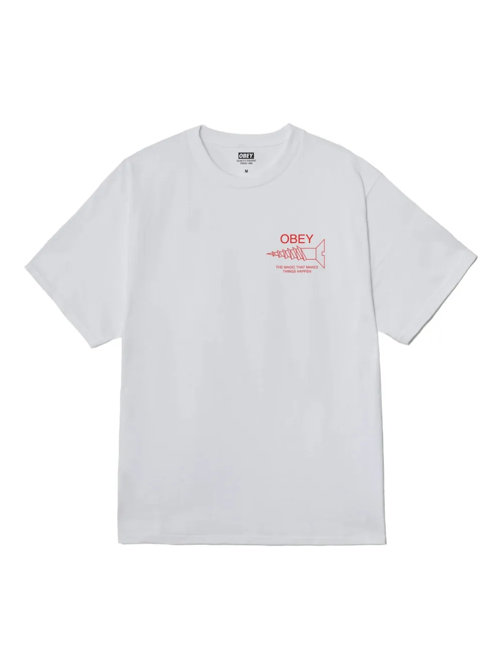 Obey graphic-print T-shirt | White | Image 1
