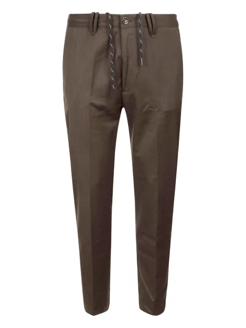 Nine In The Morning drawstring-waist flap-pocket trousers