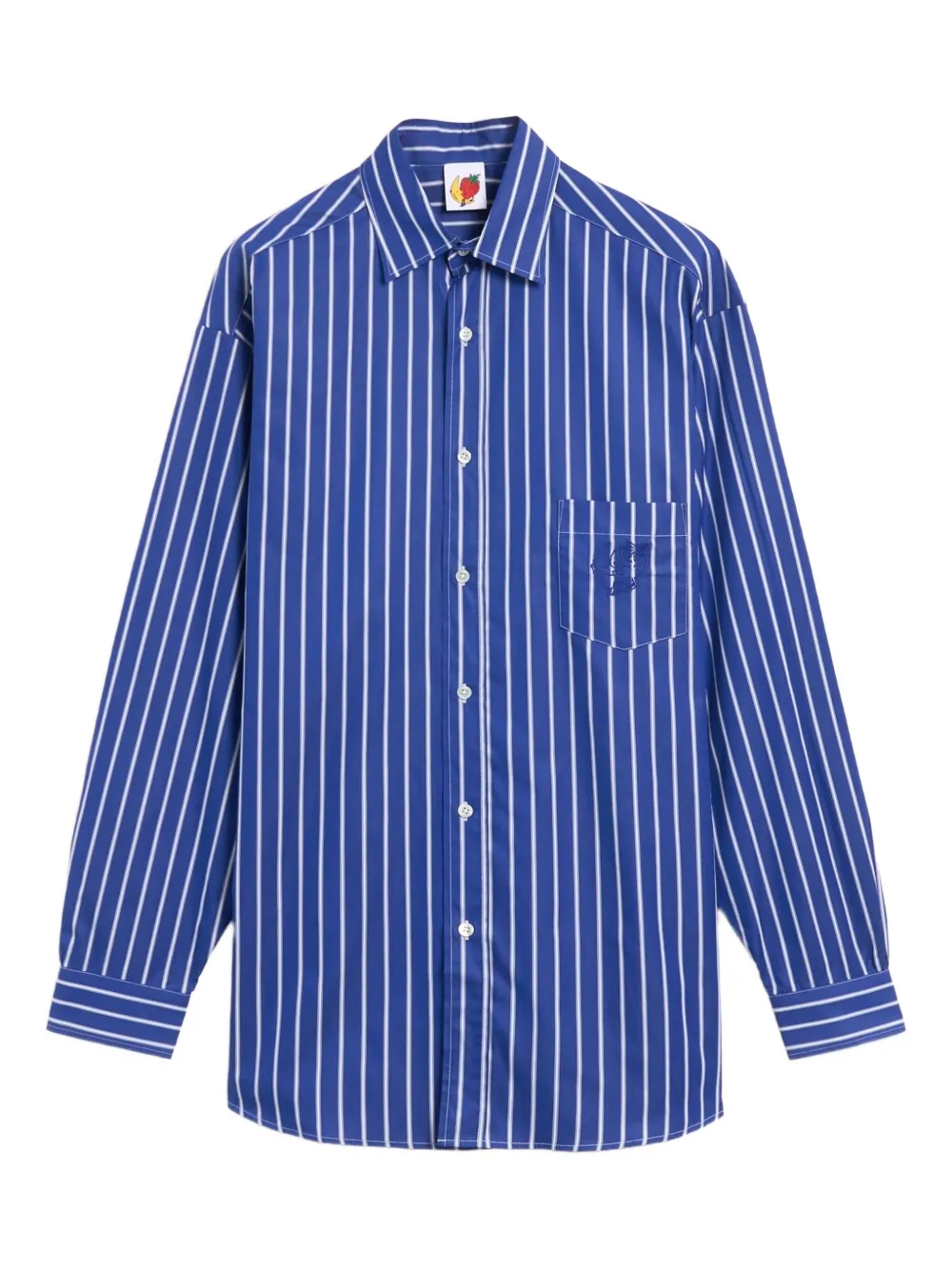 Sky High Farm striped pocket shirt | Blue | Image 1