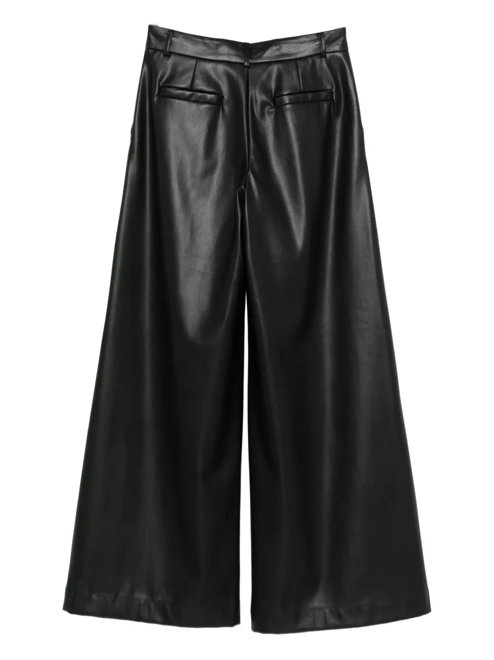 Nude belt-loops pants - Zwart