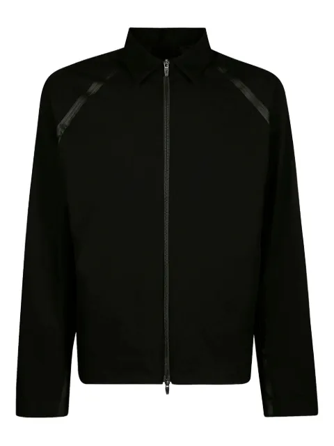 Herno panelled zip-up jacket 