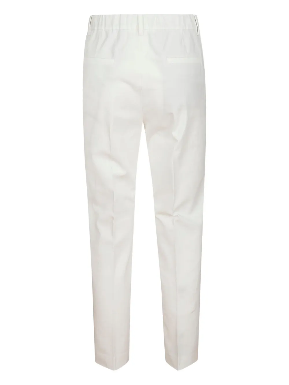Incotex Straight-leg Cropped Trousers In White