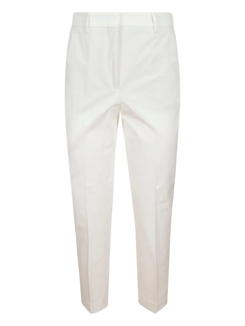 Incotex Straight-leg Cropped Trousers In White