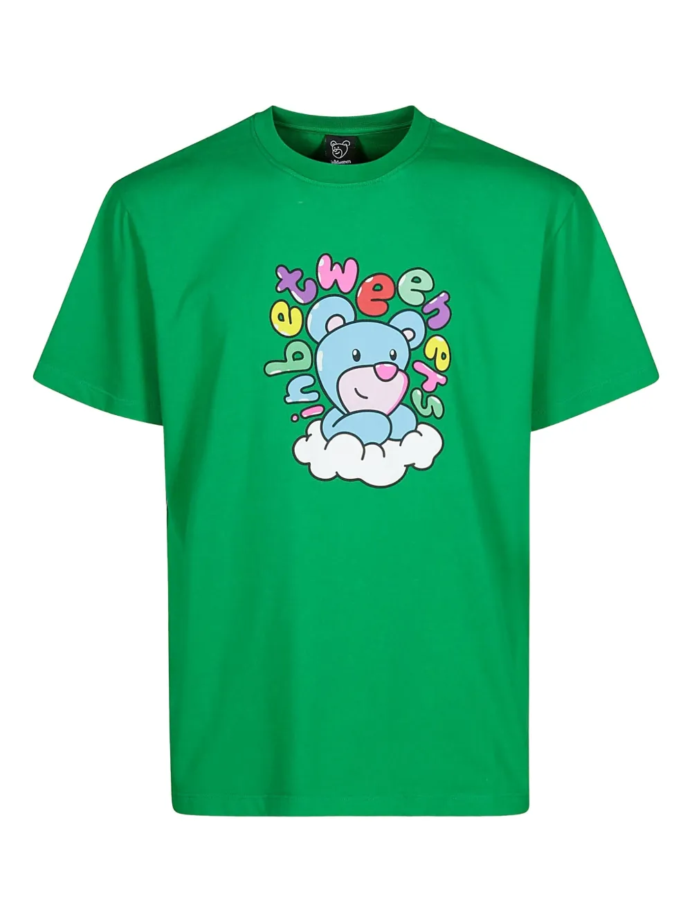 Inbetweeners Bear-print Cotton T-shirt In Green