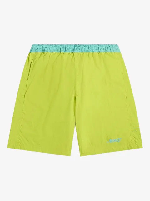 Awake NY shorts de playa con diseño color block