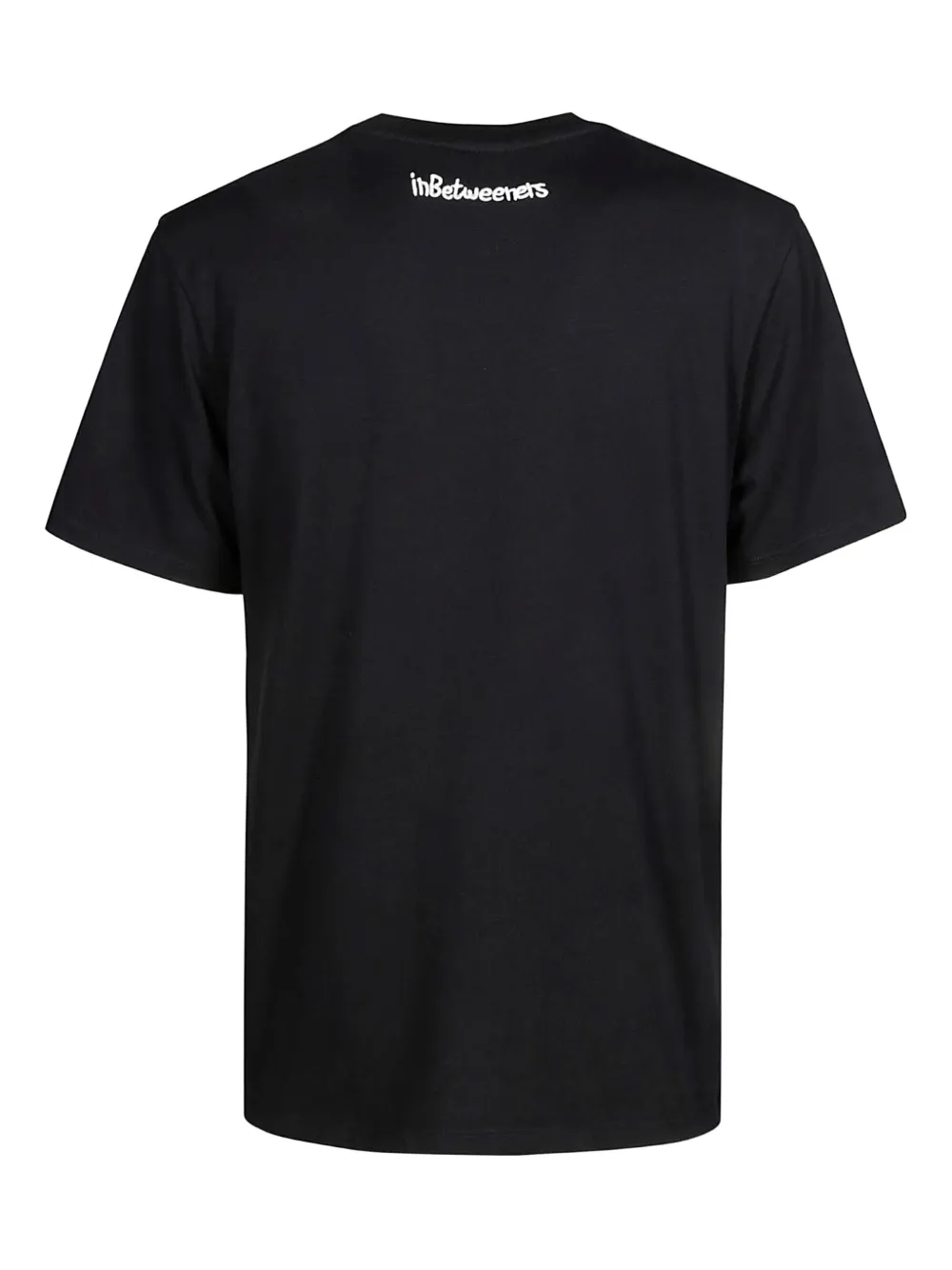 Inbetweeners Embroidered-detail T-shirt In Black