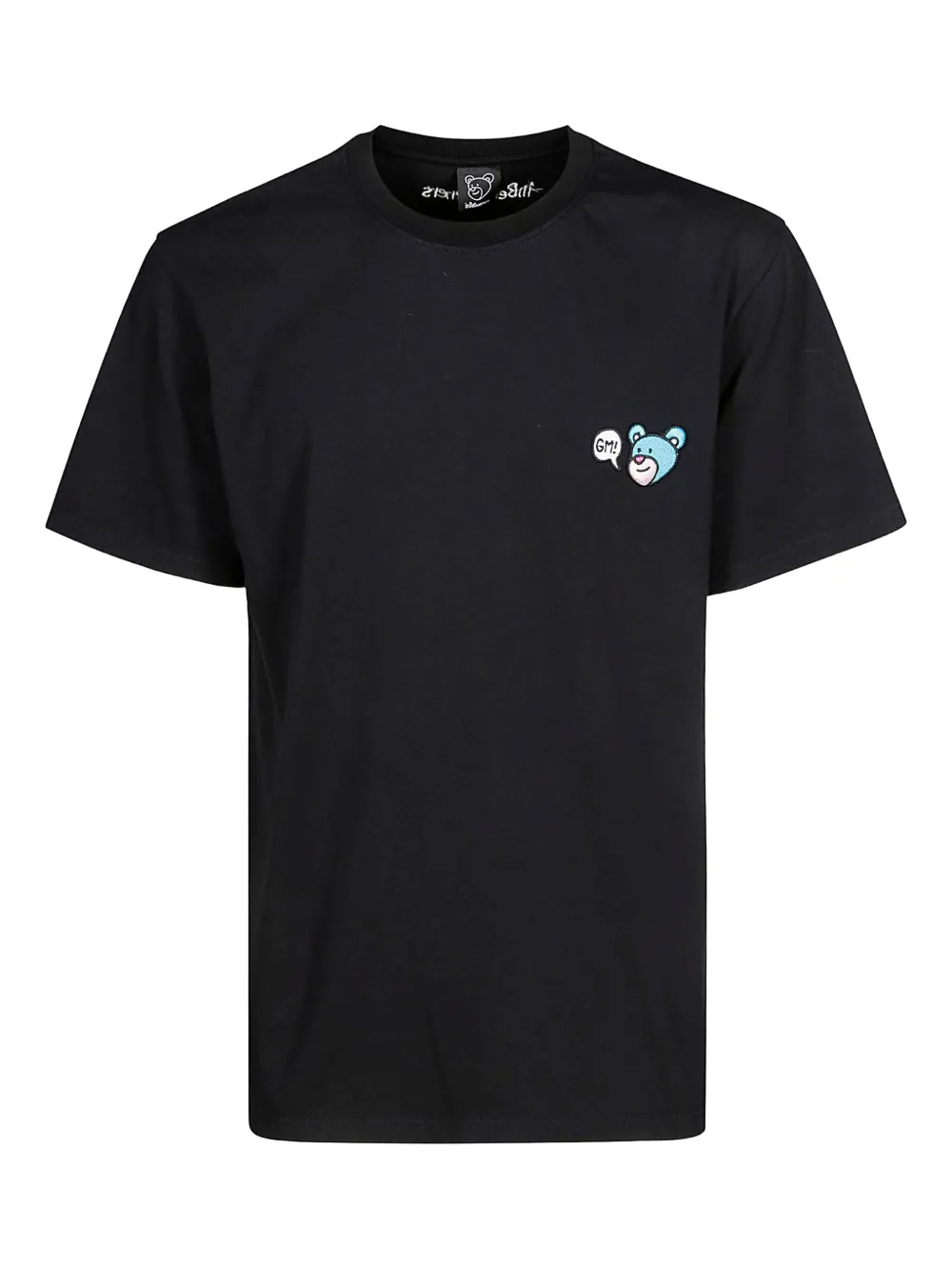 Inbetweeners Embroidered-detail T-shirt In Black