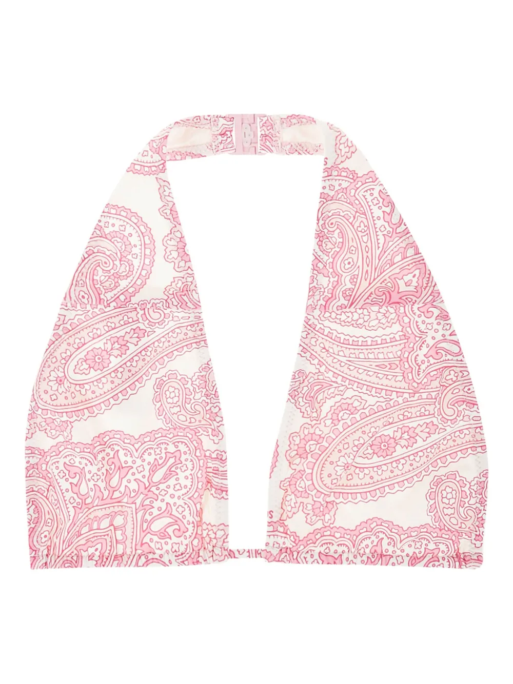 MC2 Saint Barth paisley halter bikini top | Pink | Image 1