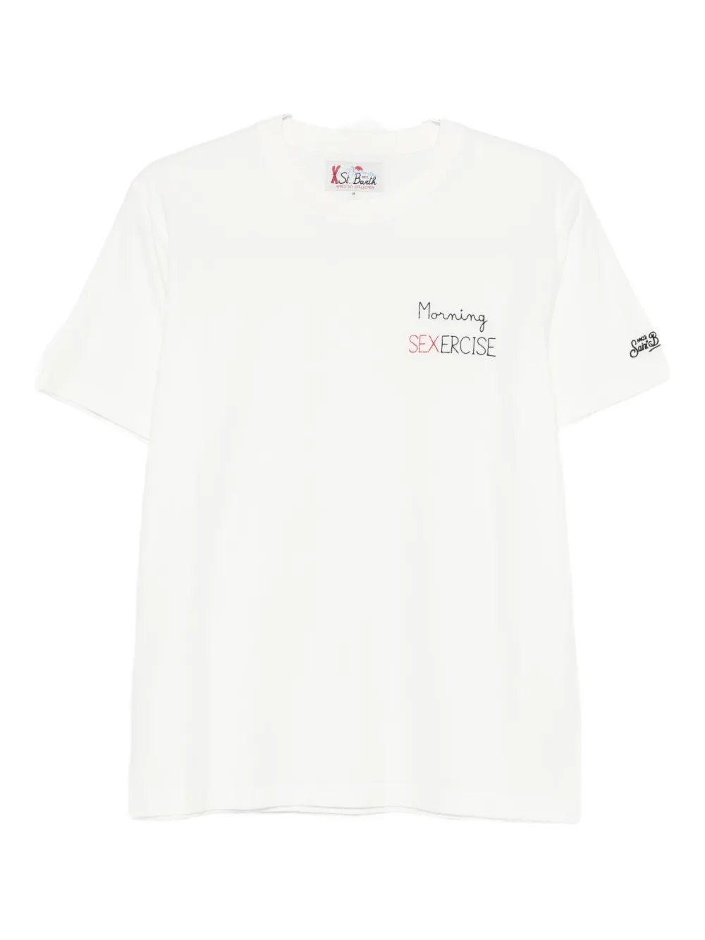 MC2 Saint Barth playera bordada de algodón | blanco | Image 1