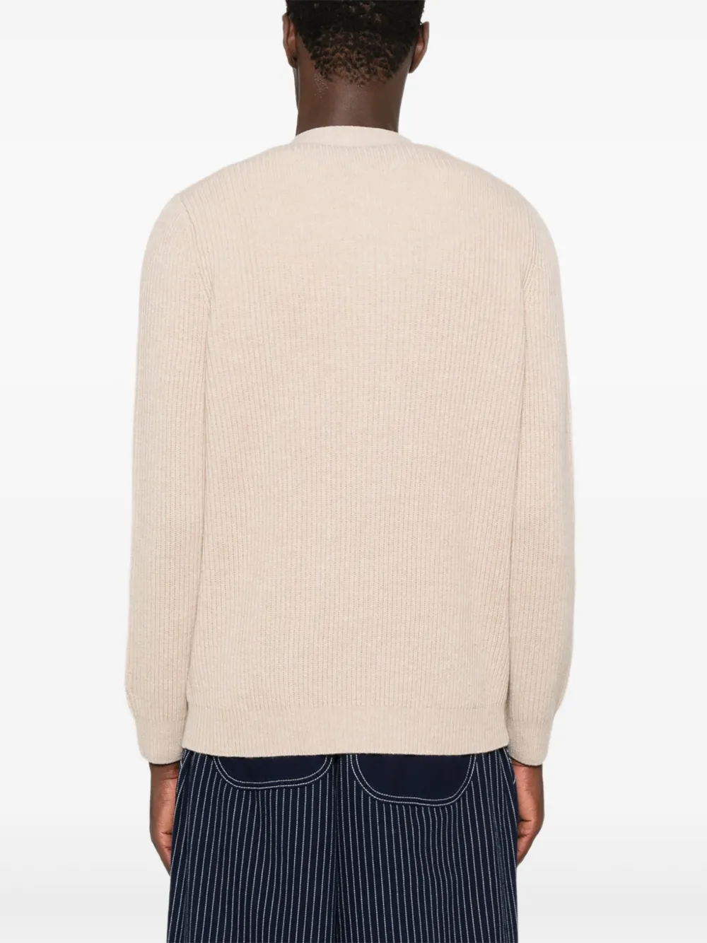 MC2 Saint Barth Wollen vest met V-hals Beige