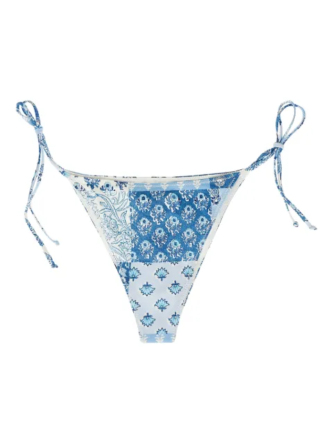 MC2 Saint Barth Marielle patchwork tie-side swim briefs