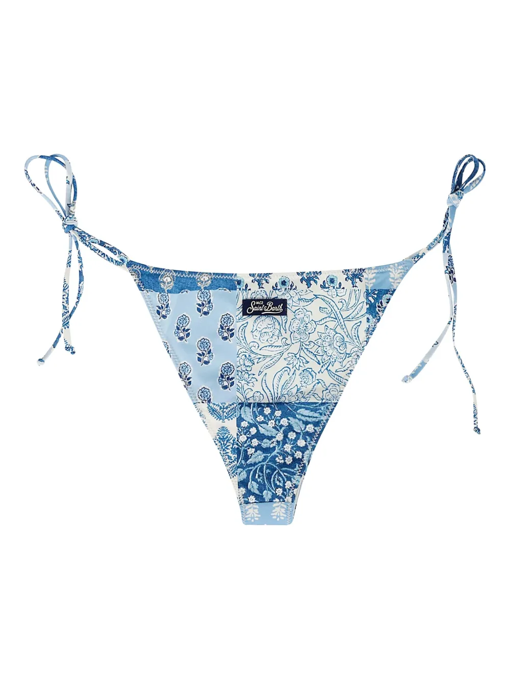 MC2 Saint Barth Marielle patchwork tie-side swim briefs | Bikinis | Image 2