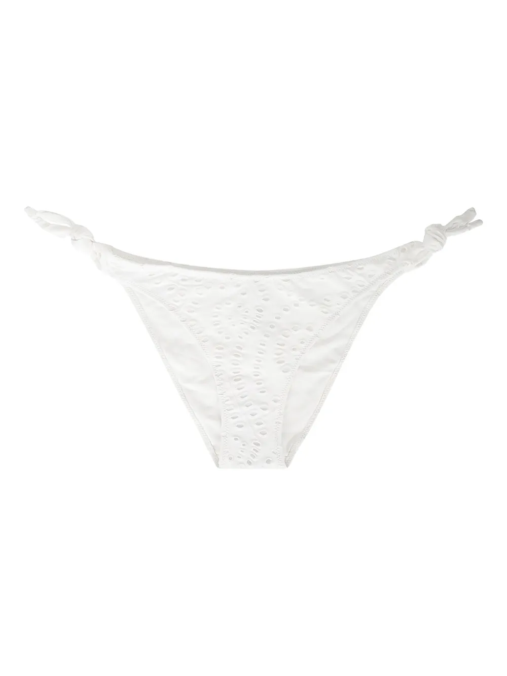 MC2 Saint Barth Yali eyelet-detail lace-up swim briefs | White | Image 1