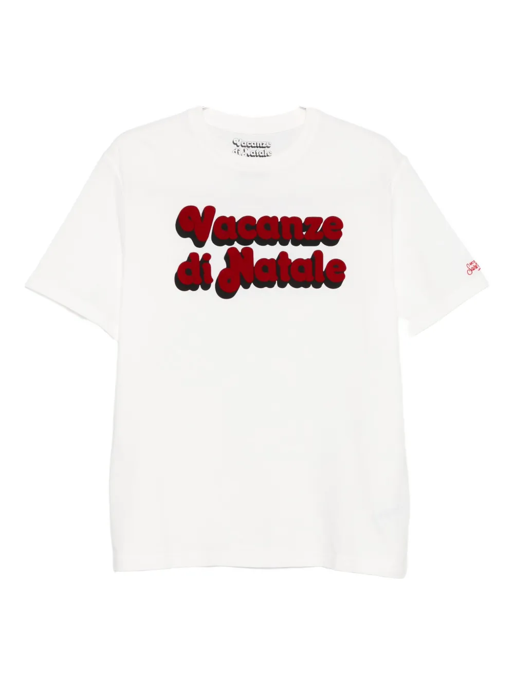 Mc2 Saint Barth Vacanze Di Natale T-shirt In White