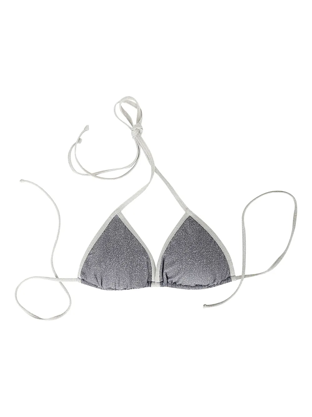 MC2 Saint Barth triangle bikini top | Grey | Image 1