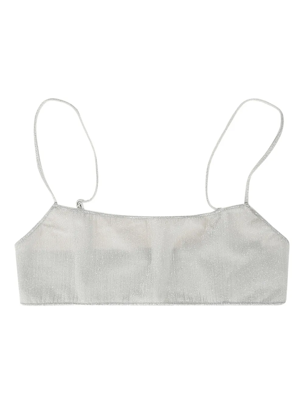 MC2 Saint Barth Sadie bikini top | Silver | Image 1
