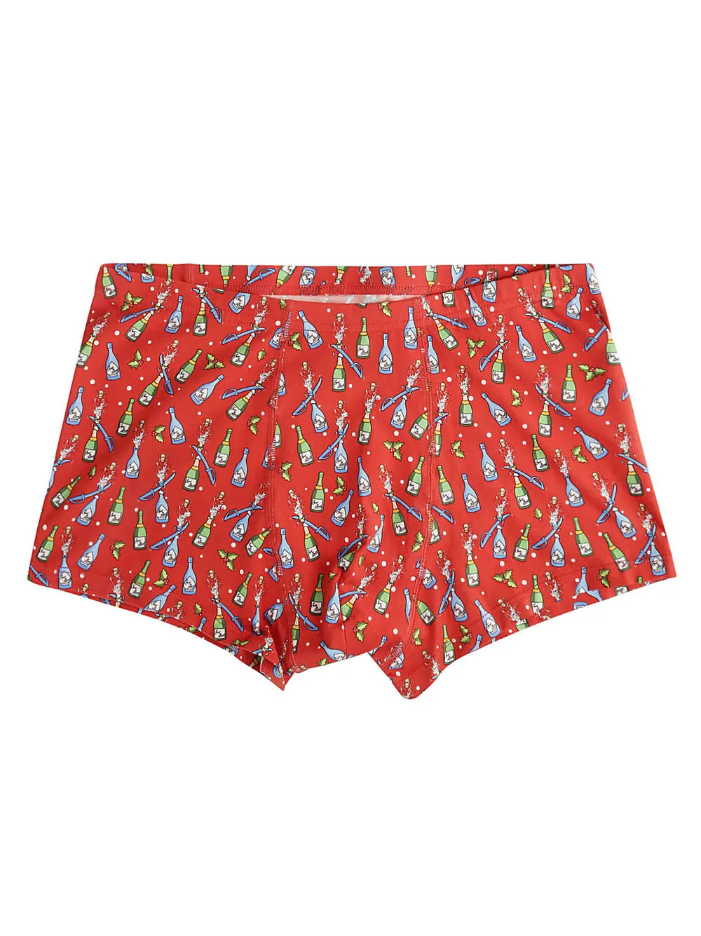 MC2 Saint Barth champagne-bottle print boxers | Orange | Image 1