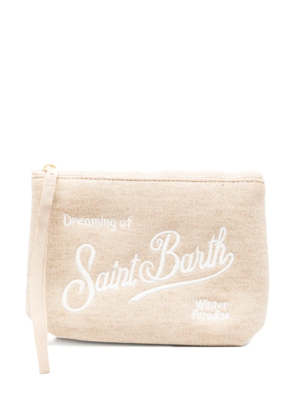 MC2 Saint Barth Clutch com logo bordado | Neutro | Image 1