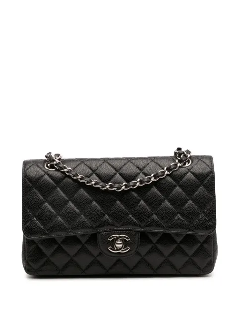 CHANEL Pre-Owned 2014 Medium Classic Caviar Double Flap shoulder bag