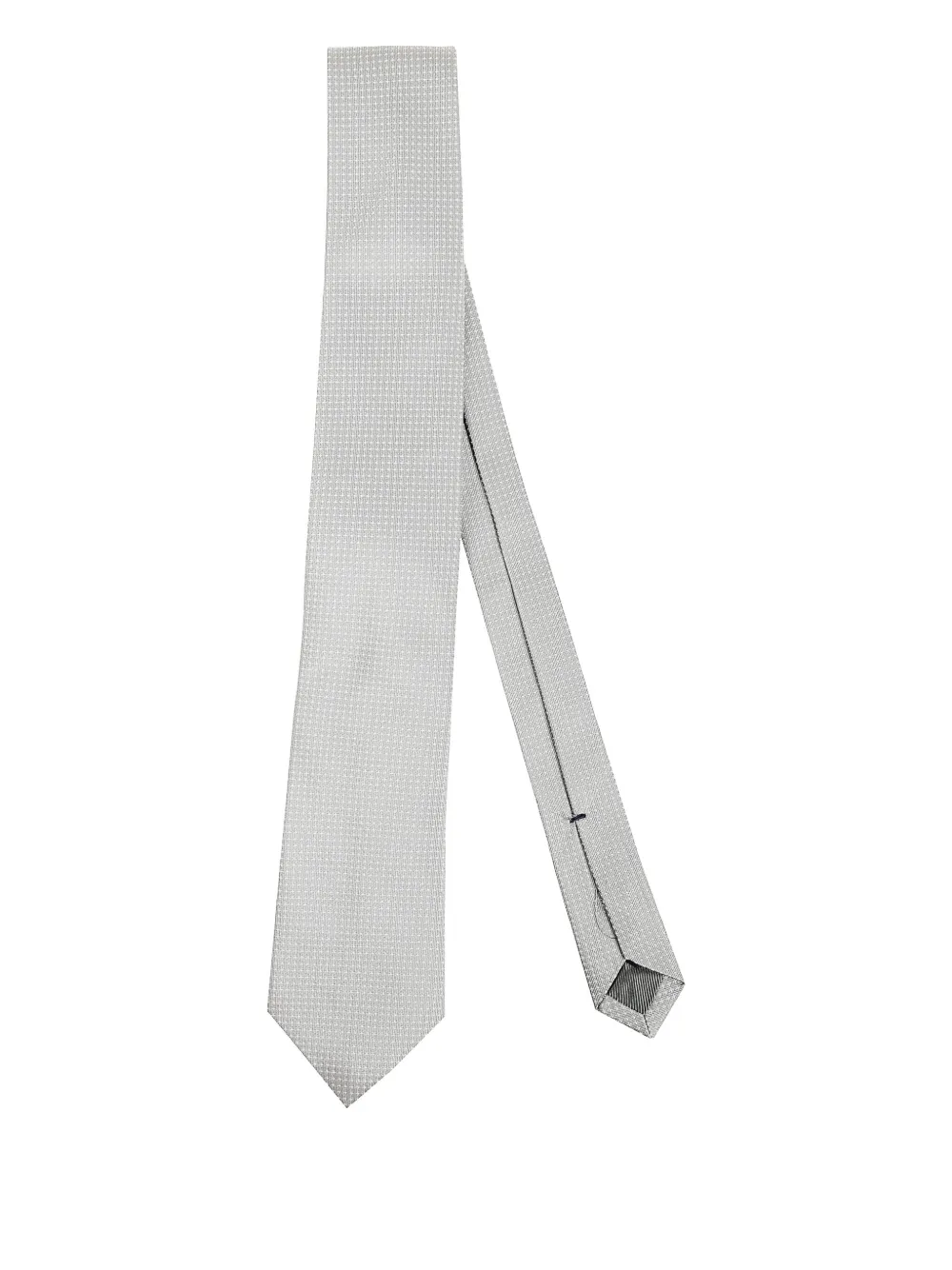 Errico Formicola patterned silk tie | Grey | Image 1