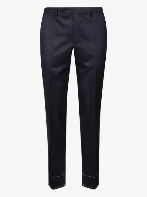 Rota contrast-stitched wool pants