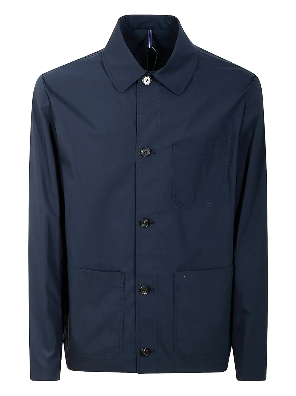Montedoro Button-fastening Patch-pocket Jacket In Blue