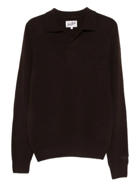 MC2 Saint Barth ribbed collared sweater