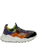FLOWER MOUNTAIN Kotetsu shearling patchwork sneakers - Black