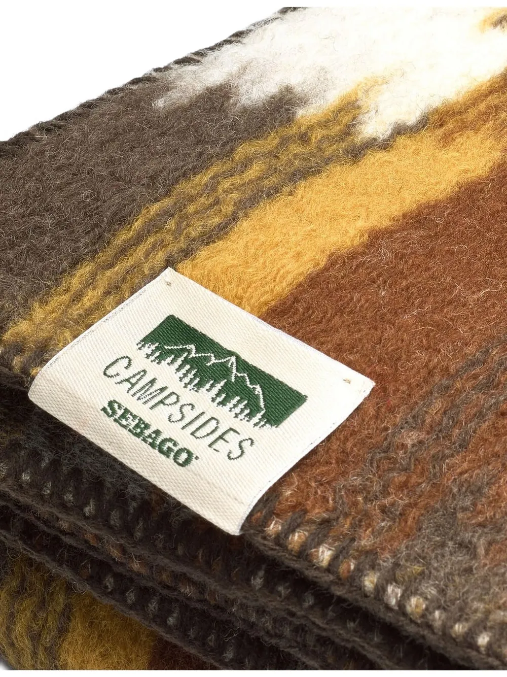 Sebago Ash Blanket (160cm X 145cm) In Brown