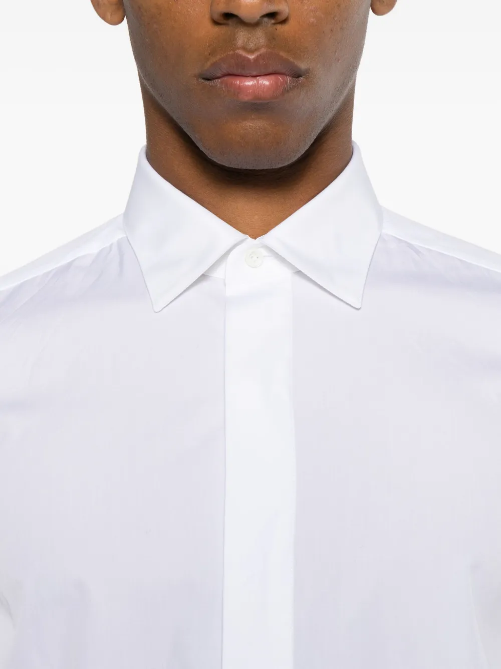 Alessandro Gherardi Polo-collar Shirt In White