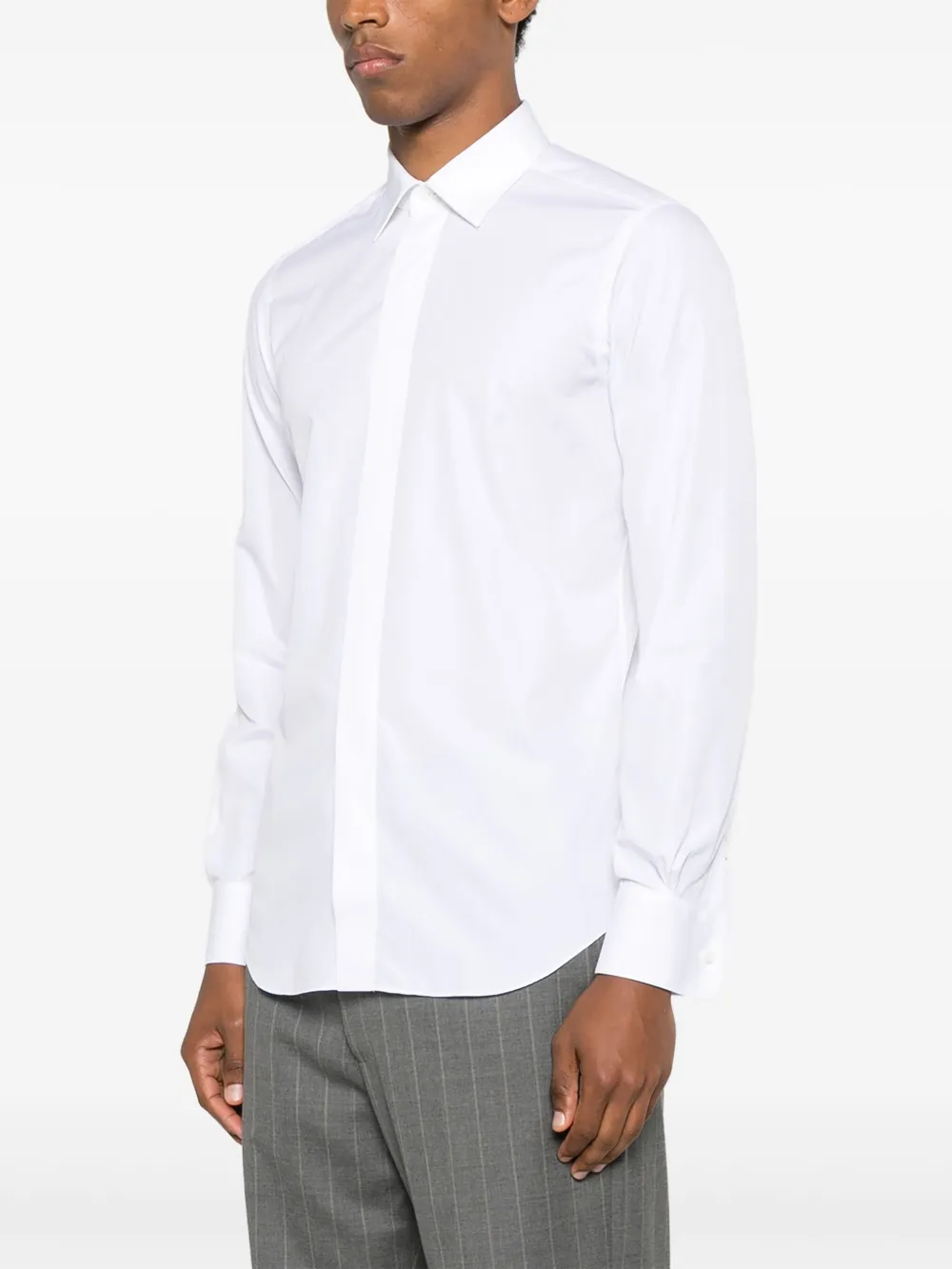  Alessandro Gherardi Polo-collar Shirt - White 