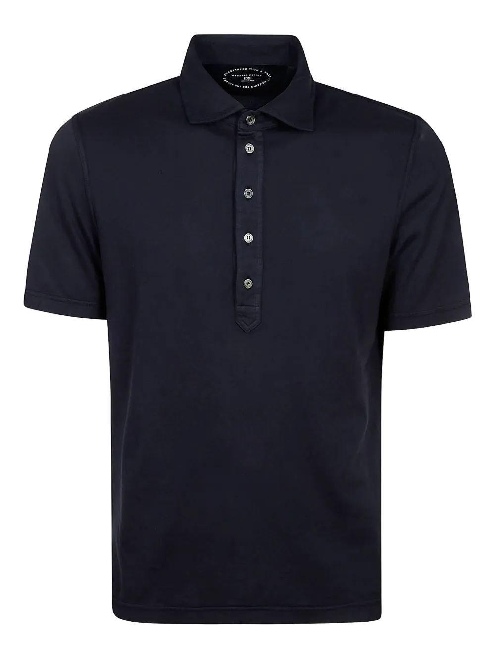 Fedeli short-sleeve polo shirt | Blue | Image 1