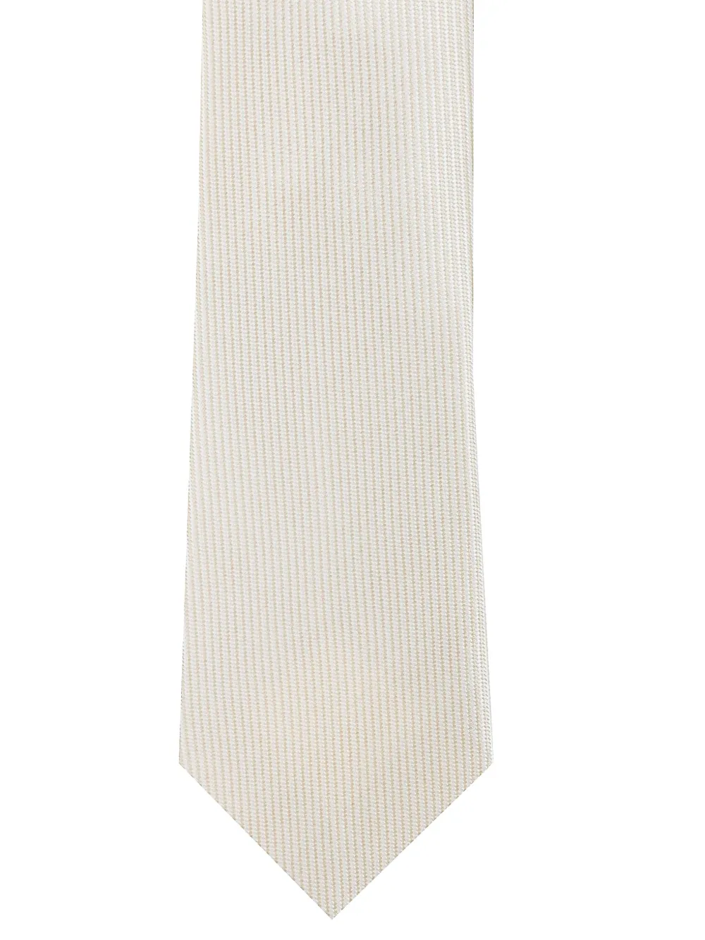 Errico Formicola Gestreepte zijden stropdas - Beige