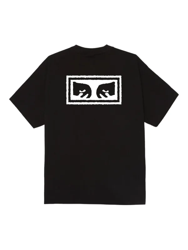 Obey logo-print T-shirt Black FARFETCH LB