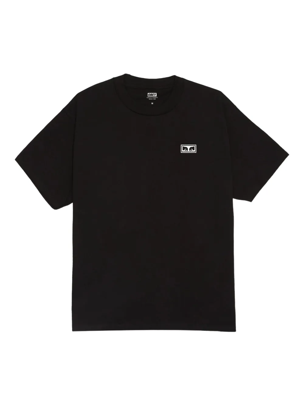 Obey logo-print T-shirt | Black | Image 1