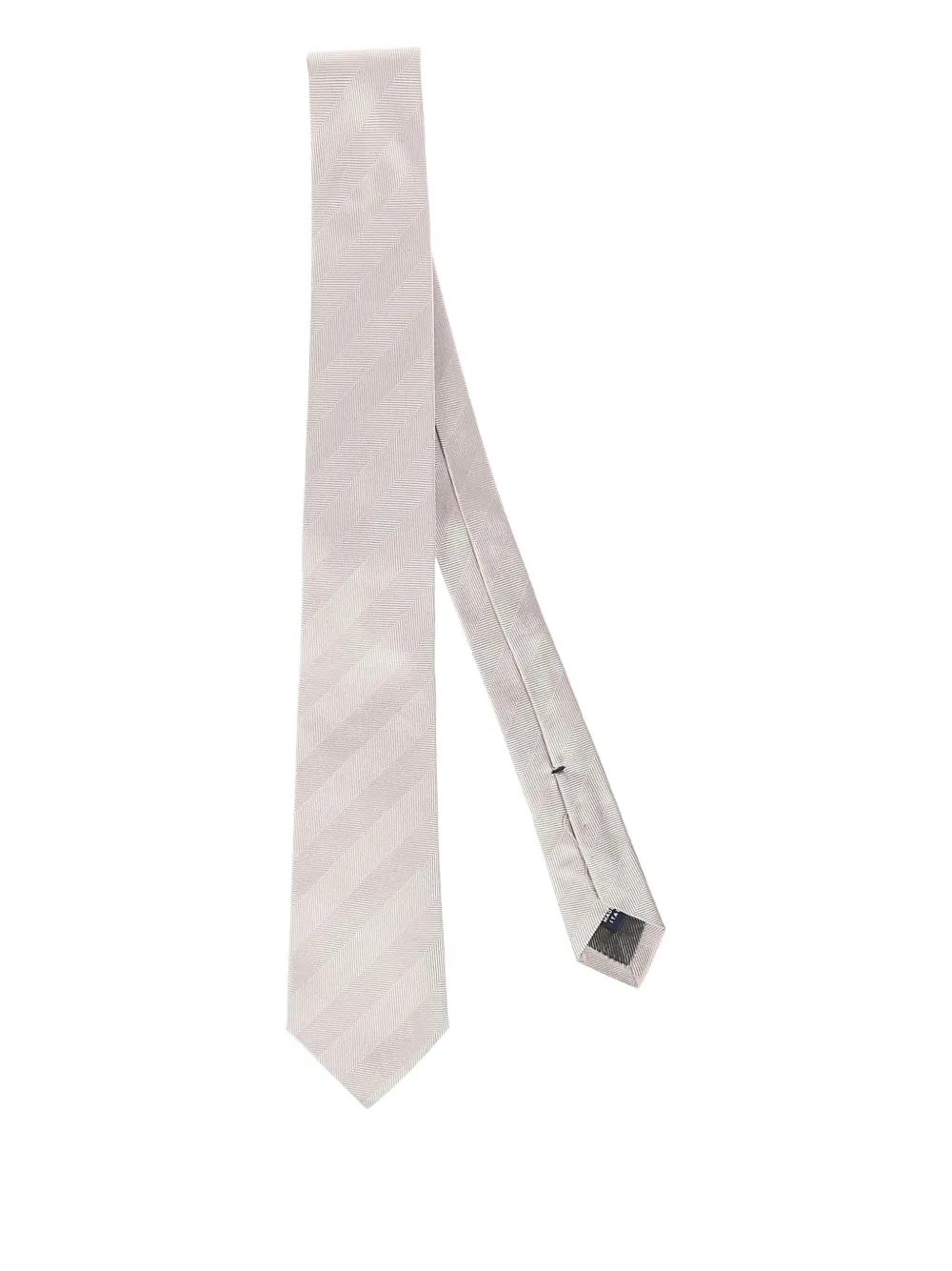 Errico Formicola striped silk tie | Neutrals | Image 1