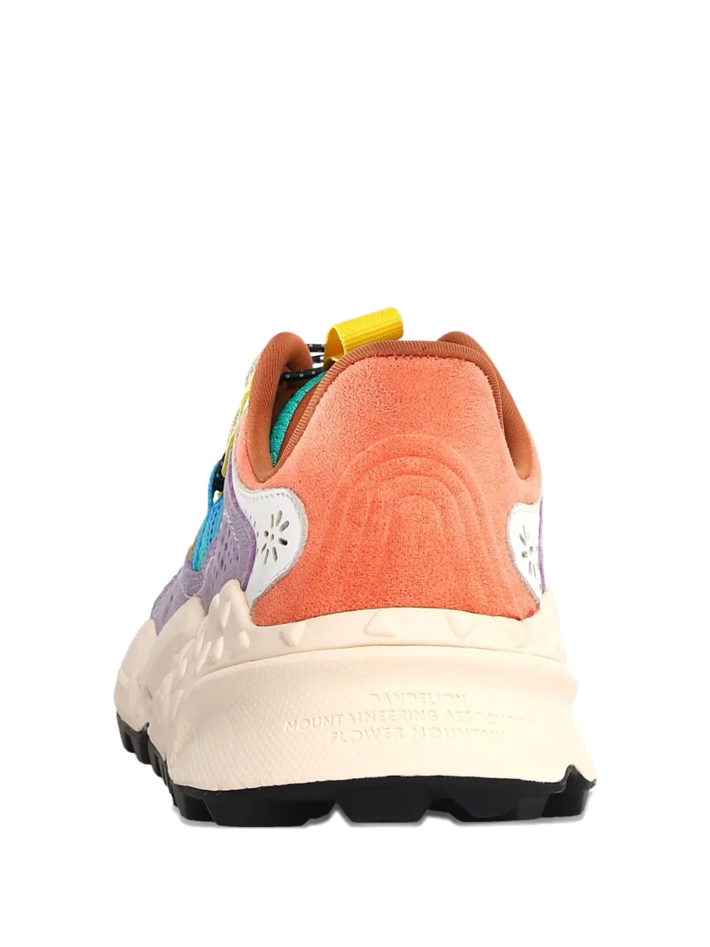 FLOWER MOUNTAIN Tiger Hill sneakers met suède vlakken Roze