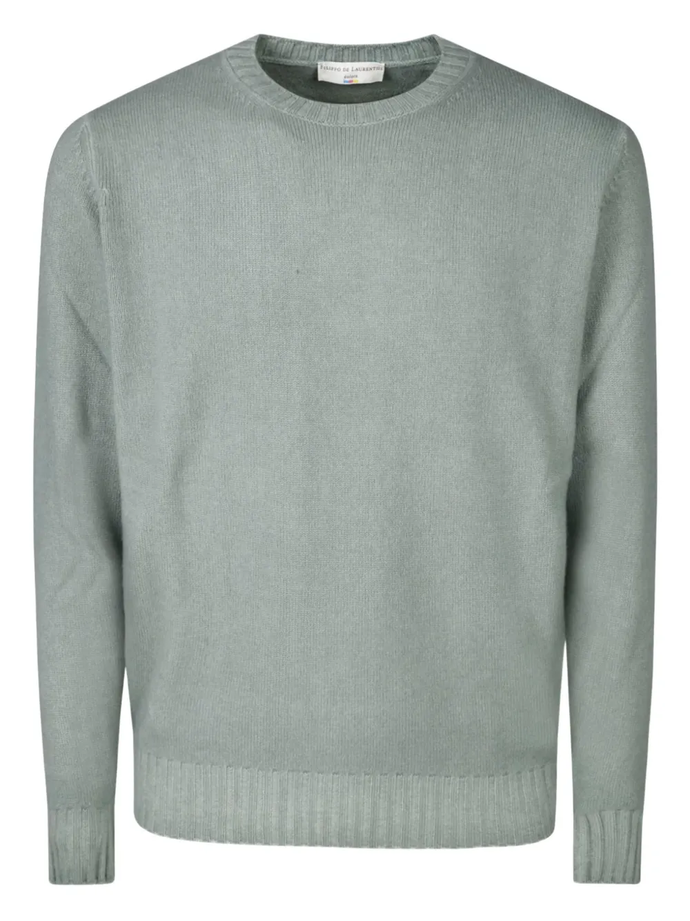 Filippo De Laurentiis ribbed crew-neck sweater | Grey | Image 1
