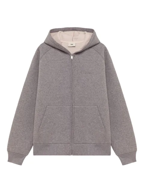 Autry zip-up cotton-blend hoodie