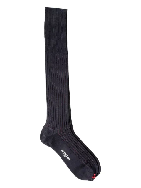 Bresciani ribbed wool socks